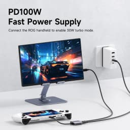 Hagibis AR Glasses Adapter USB C to Glasses and Charging Converter USB-C Hub Charge and Play For Switch Rokid/Xreal/RayNeo Air