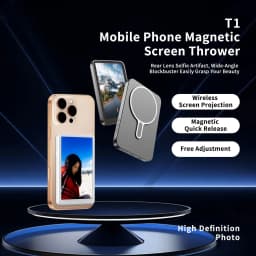 Magnetic Cell Phone Vlog Self Timer Monitor Screen Using Rear Camera Monitor For Live Streaming Creating Content Self-Timer