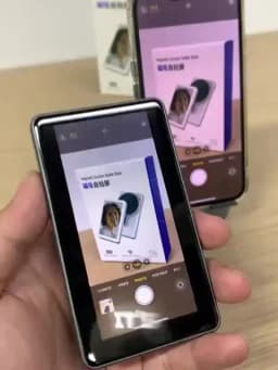 Magnetic Cell Phone Vlog Self Timer Monitor Screen Using Rear Camera Monitor For Live Streaming Creating Content Self-Timer