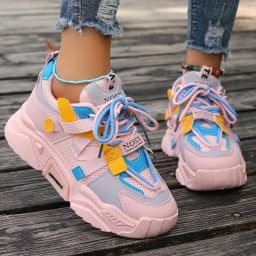 New Sneakers Women Designer Shoes Women Lightweight Mesh Breathable Versatile Outdoor Casual Vulcanize Shoes Zapatos De Mujer