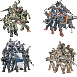 World War Army Military Soldiers SAWT Soldiers Special Force DIY Model Building Blocks Bricks Children'S Toys