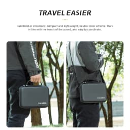 Portable Case Waterproof Bag Charger Battery Base Selfie Stick Storage Handbag for DJI Osmo Action 5 PRO 4 3 Camera Accessories