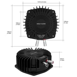 Douk Audio High Power Tactile Bass Shaker 50Watt Subwoofer Transducer for Home/Car Theaters
