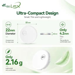 5Sets MicroTech LinX CGM Sensors Blood Glucose Meter No Finger Pricking Blood Sugar Test Diabetes Management