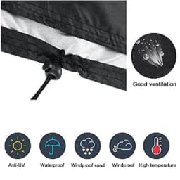 Amberr Billiard Pool Table Cover,Waterproof Cover for Pool Table Snooker Billiard Table 7/8/9 Foot Fitted,Only Cover