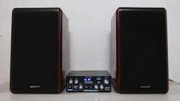 AK55 Amplifier Bluetooth-compatible Music Amplifiers for Home Car Karaoke 2 Channel HiFi Stereo AMP FM USB Remote Control Audio