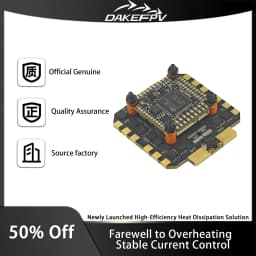 DAKEFPV H743 12S 120A FC 8S 100A BLS Bluejay ESC H743 Flight Controller Powerful RC Stack for 10 13 15 18inch FPV Racing Drone