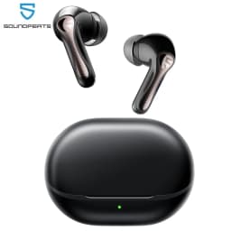 SOUNDPEATS Air5 Pro Wireless Earphones 55 dB Adaptive Hybrid ANC Bluetooth 5.4 Earbuds, Hi-Res LDAC AptX Lossless,6 Mics AI ENC