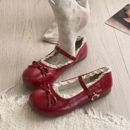2026 Spring Cute Women Flats Round Toe Ladies Casual Ballet Shoes Comfort Soft Leather Dress Ballerinas Shoes