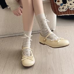 2026 Spring Cute Women Flats Round Toe Ladies Casual Ballet Shoes Comfort Soft Leather Dress Ballerinas Shoes