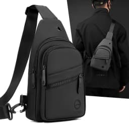 Men Cross Body Bag Sling Backpack Travel Fashion Outdoor Sports Waterproof Nylon Male Purse Side Shoulder Chest Messenger Bag