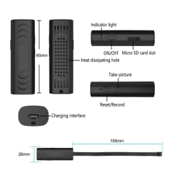 Mini Portable Remote WIFI Camera Small Compact Portable Surveillance Cam for Home Security