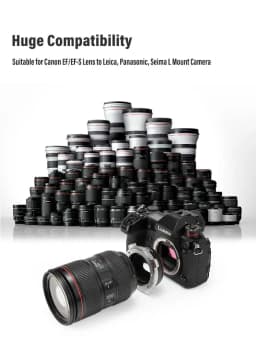 VILTROX EF-L Pro EF-L Auto Focus Lens Mount Adapter For Canon EF EF-S Lens to L Mount Cameras