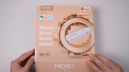 Tuya WiFi Smart Curtain Motor, MOES Electric Roller Blinds Driver, Alexa Google Home Voice Control, Automatic Pull Cord Chain