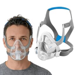 Complete AirFit F20 Full Face CPAP Mask Replacement Set Includes Mask Cushion, Headgear, Frame & Clips for Complete Mask Renewal