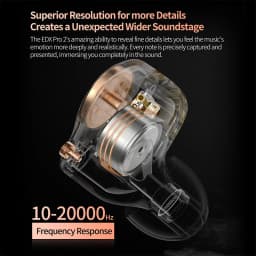 KZ EDXPRO2 EDX PRO 2 Dynamic in Ear Earphone HIFI Bass Headset 3.5MM Tpre-c Plug Optional 2PIN Detachable Cable
