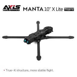 Axisflying MANTA10" Lite 10inch FPV Freestyle Drone Ture X Frame Kit 402mm Wheelbase T700 Carbon Compatible 10inch Propeller
