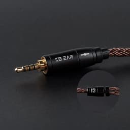 KBEAR 16 Core Pure Copper Earphone Cable 2PIN/MMCX/QDC Earbuds Connector Use For KZ EDX ZSN PRO BLON BL-03 KBEAR KS1 Headphone
