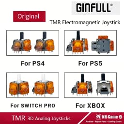 10PCS/20PCS GINFULL TMR Electromagnetic Joystick  For PS5 Gamepad 3D Analog Stick Sensor Module For Ps4 For Xbox One Controller