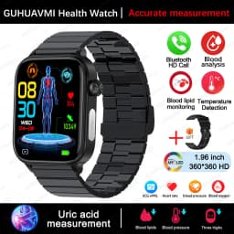 2025 New For XIAOM1 ECG+PPG Blood Fat Uric Acid Health Smartwatch Men Women Heart Rate Blood Pressure Bluetooth Call Smart Watch
