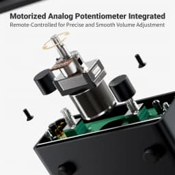 Fosi Audio P4 HiFi Preamplifier: 3 RCA Inputs, EQ/Bypass, Swappable Op-Amps, Treble & Bass Tone Control For Audiophile Systems