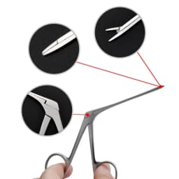Ear Wax Pick Tongs Earwax Remover Micro Alligator Crocodile Forceps Earpick Nose Operational Cleaner Clip Tweezers Tool