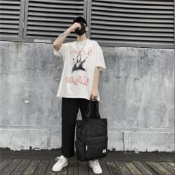 Large Capacity Canvas Tote Bag, Casual Shoulder Handbag, Multi-Pocket School Book Bag, Waterproof Commuter Bag for Men Women