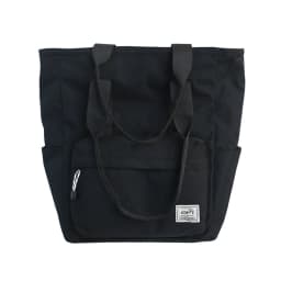 Large Capacity Canvas Tote Bag, Casual Shoulder Handbag, Multi-Pocket School Book Bag, Waterproof Commuter Bag for Men Women
