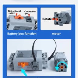 STEM 9686 Technical Parts Multi Technology Programming Educational Students Learn DIY Building Blocks Brick Power Kids Toys Gift