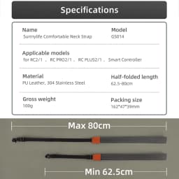 Remote Controller Lanyard For DJI Neo/Mini 5 4 Pro/3 Pro/Air 2s/Air 3S Control Strap for DJI RC 2/RC PRO/ 2/ PLUS/2 Accessories