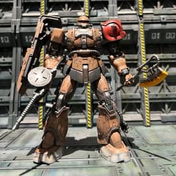 HG 1/144 Zaku II Type Solari Requiem Version Action Figure Assembly Model Kit Movable Joint Mecha Plastic Model Collectible Gift