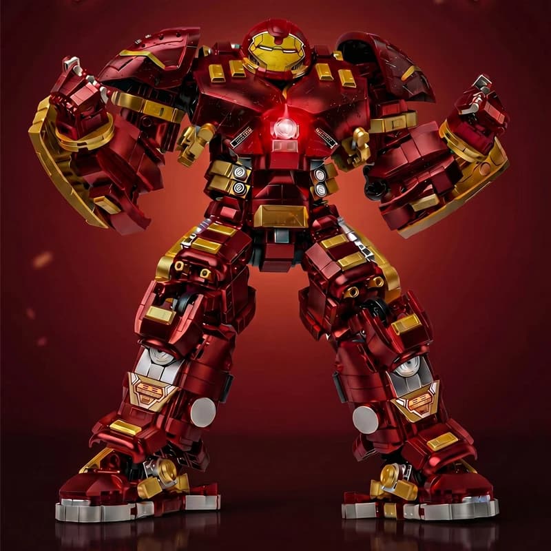 2600+pcs Super Heroes Blocks War Robot Action Figures Building Sets Iron Buster Mech DIY Bricks Toys Holiday Gift Room Ornament