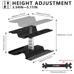 EPINON RC Car Repair Work Stand Repair Tool Set for 1/8 1/10 1/12 1/16 1/18 RC Car Crawler Truck Buggy