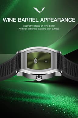 Luxury New Fashion Specht & Söhne Retro Square Men's Watch Seagull Jump Hour Mechanical Watches Sapphire Crystal 50M Waterproof