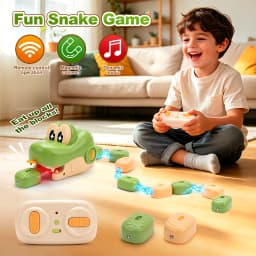 Remote Control Magnetic Greedy Snake Toys Dual Player Battle Greedy Bean Interactive Game Eating Snake Educational Toy Xmas Gift