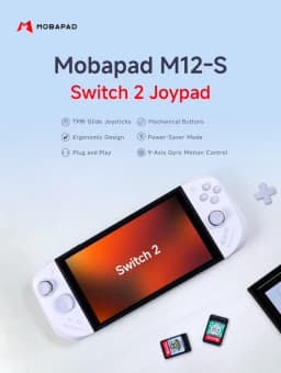 MOBAPAD M12 HD / M12S Controller for Nintendo Switch 2 with TMR Sticks, Mechanical Buttons,HD Rumble Joypad for Switch 2 Console