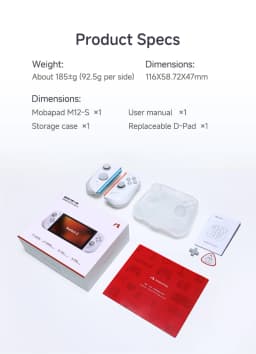 MOBAPAD M12 HD / M12S Controller for Nintendo Switch 2 with TMR Sticks, Mechanical Buttons,HD Rumble Joypad for Switch 2 Console