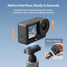 Ulanzi MT95 Portable Mini Tripod Selfie Stick for DJI Osmo Action 6/Nano 5/4/3 for Insta360 X5/X6 for Gopro Tripod for Vlog