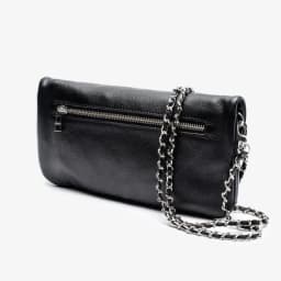 Sac à bandoulière exquis de style français pour femme, sac messager tendance avec chaîne en diamant espagnol