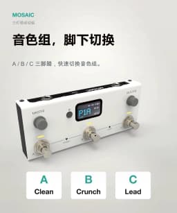 LIVTRA NANOCORE/MOSAICI Mini Multi-Effect Processor Pocket Pedal AMP AI Drums Loopback NAM Master Tone for Acoustic Electric