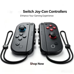 For Wireless Joycon for Nintendo Switch, 6-Axis Gyro,with RGB Light Effect, Turbo, Vibration, Remote Gamepad Game accessories