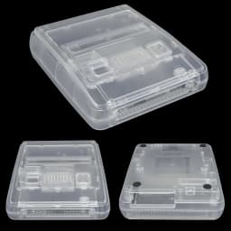 Bitfunx SFC Replacement Case Transparent Box For Super Famicom Console Super NES Game Console