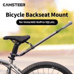 Camsteer Bicycle Backseat Mount 3rd Person View GoPro 13 12 Camera Brackets for Insta360 X6 X5 AcePro DJI Osmo360 Action 6 5Pro