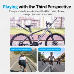 Camsteer Bicycle Backseat Mount 3rd Person View GoPro 13 12 Camera Brackets for Insta360 X6 X5 AcePro DJI Osmo360 Action 6 5Pro