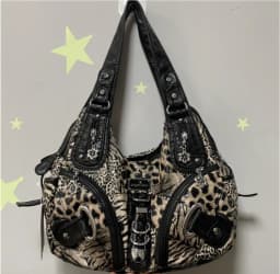 Angelkiss Women Handbags Leopard Bag Top-handle Handbag Fashion Satchel Dumpling Pack Shoulder Bag Tote Bag Hobos Large Purse