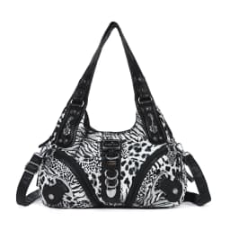Angelkiss Women Handbags Leopard Bag Top-handle Handbag Fashion Satchel Dumpling Pack Shoulder Bag Tote Bag Hobos Large Purse