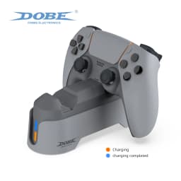 DOBE Double Charging Dock TP5-1501X for PS5 Handle with Dual-color Charging Indicator Light & Charing Cable