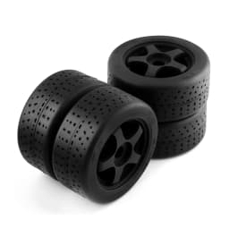 RS Rubber Black Tire 102*45mm Tyre 17Mm Wheel Hex For Arrma 1/7 Infraction Felony Limitless RC Car Upgrade Parts