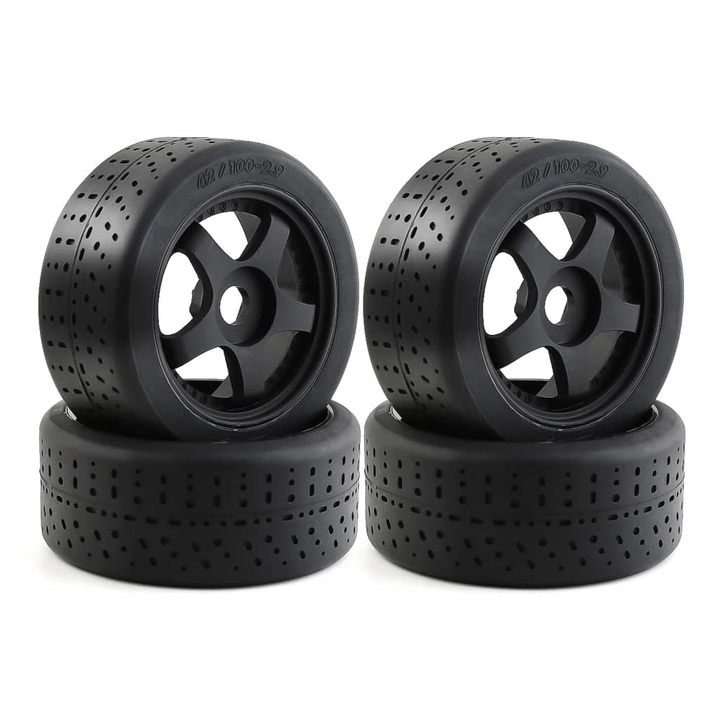 RS Rubber Black Tire 102*45mm Tyre 17Mm Wheel Hex For Arrma 1/7 Infraction Felony Limitless RC Car Upgrade Parts