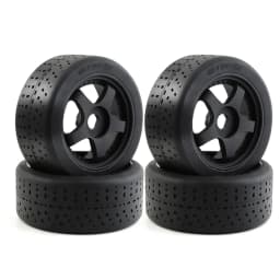 RS Rubber Black Tire 102*45mm Tyre 17Mm Wheel Hex For Arrma 1/7 Infraction Felony Limitless RC Car Upgrade Parts